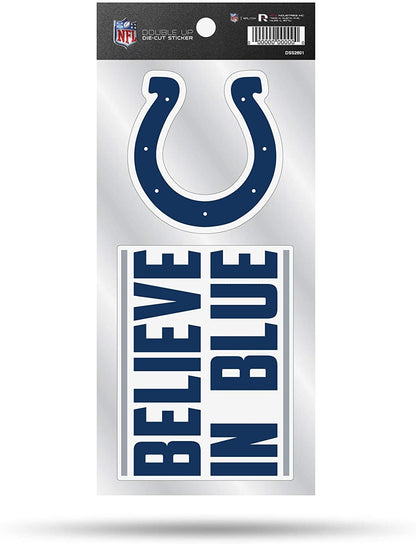 Indianapolis Colt Double Up Die Cut 2-Piece Sticker Sheet by Fielders Choice