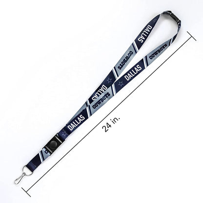 University of Virginia Cavaliers Lanyard Keychain Double Sided 18 Inch Button Clip Safety Breakaway by Fielders Choice