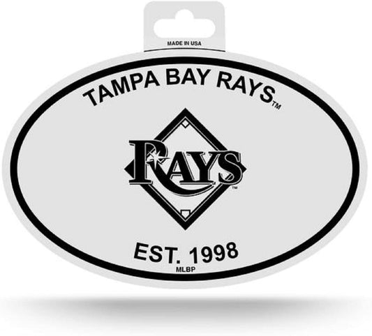 Rico OVB6601-Rays Black and White Oval Sticker by Fielders Choice