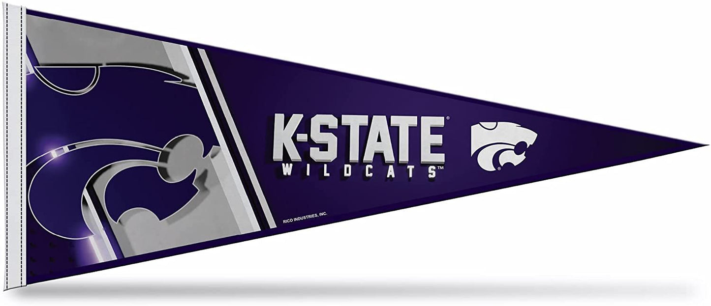 Kansas State University Wildcats Soft Felt Pennant, 12x30 Inch, Easy To Hang by Fielders Choice