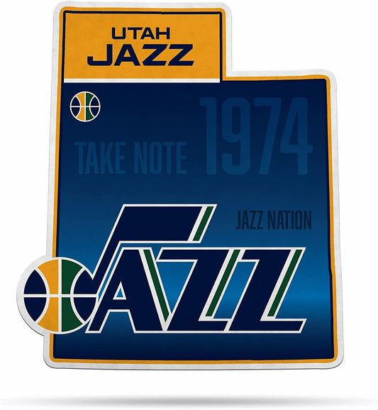 Utah Jazz 18" State Shape Pennant Solf Felt Material by Fielders Choice