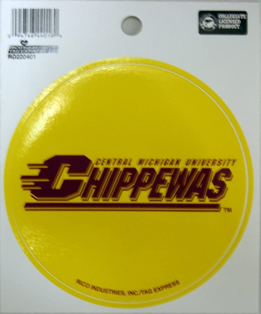 Central Michigan Chippewas 4" Round Decal University of by Fielders Choice