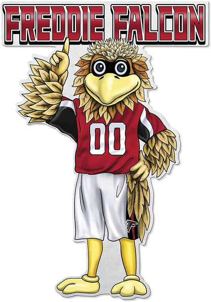 Atlanta Falcons Pennant Mascot Logo 18 Inch Soft Felt by Fielders Choice