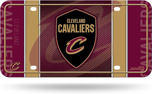Cleveland Cavaliers Metal Tag License Plate 6x12 Inch, Jersey Design by Fielders Choice
