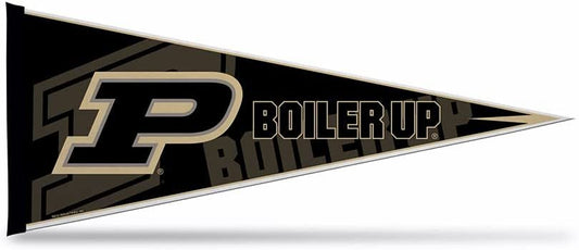 Purdue University Boilermakers Soft Felt Pennant, Primary Design, 12x30 Inch, Easy To Hang by Fielders Choice
