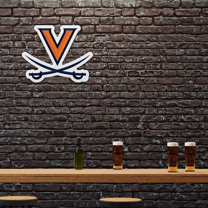 University of Virginia Cavaliers Soft Felt Pennant, Primary Design, Shape Cut, 18 Inch, Easy To Hang by Fielders Choice