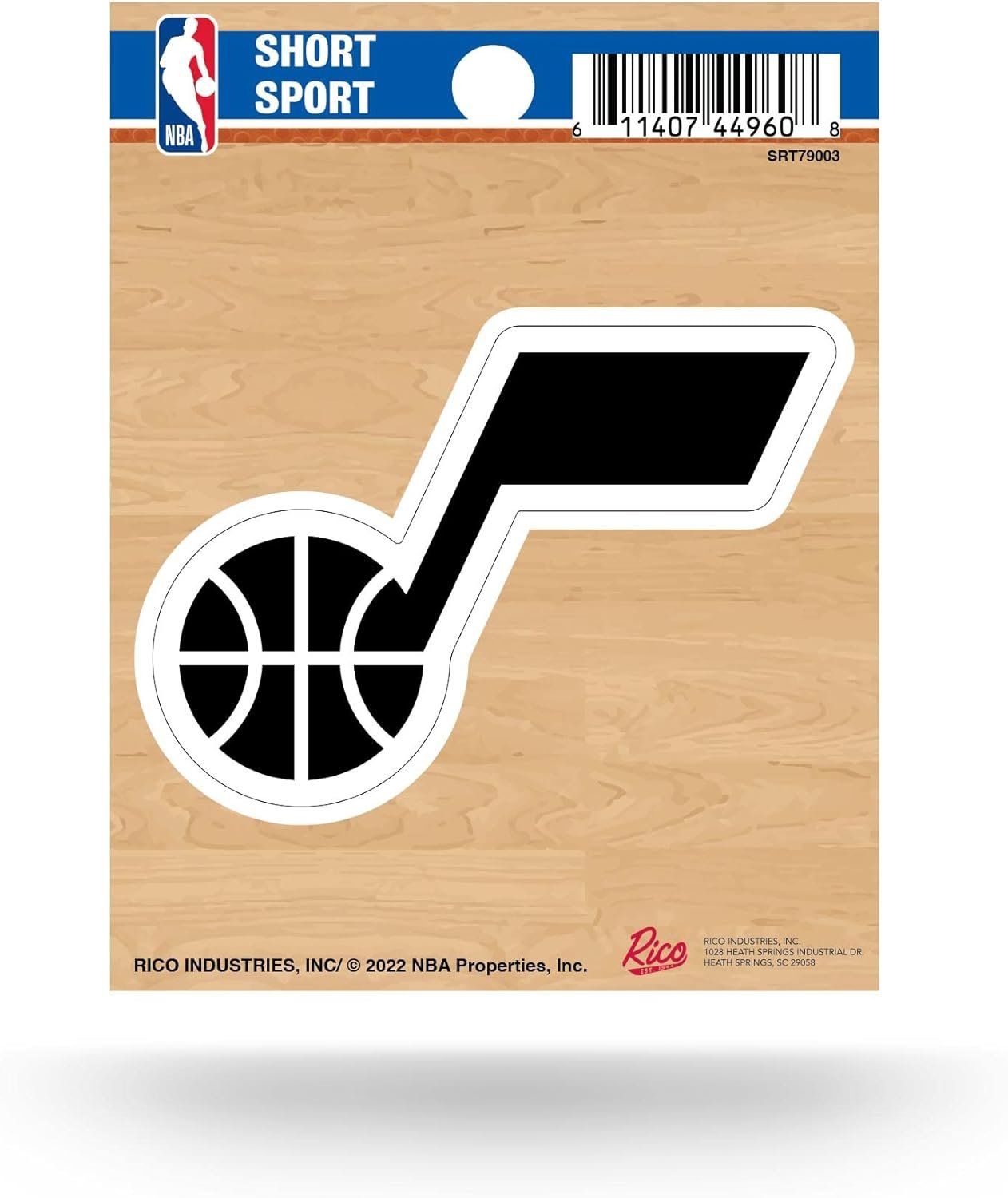 Utah Jazz 3 Inch Decal Sticker, Flat Vinyl Die Cut, Full Adhesive Backing by Fielders Choice