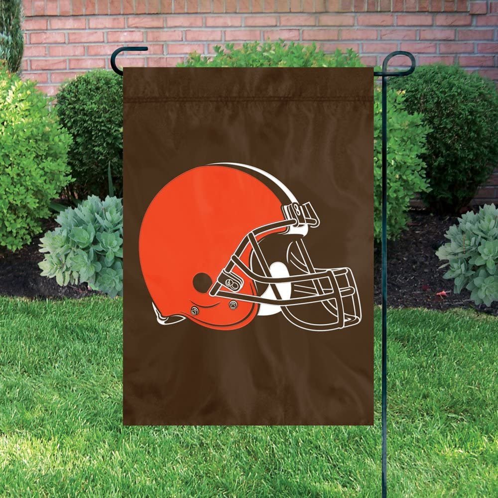 Cleveland Browns Premium Garden Flag Banner Applique Embroidered 12.5x18 Inch by Fielders Choice