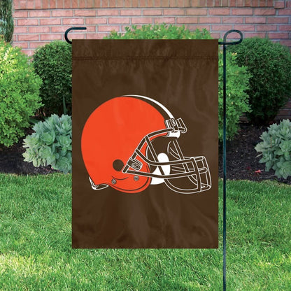 Cleveland Browns Premium Garden Flag Banner Applique Embroidered 12.5x18 Inch by Fielders Choice
