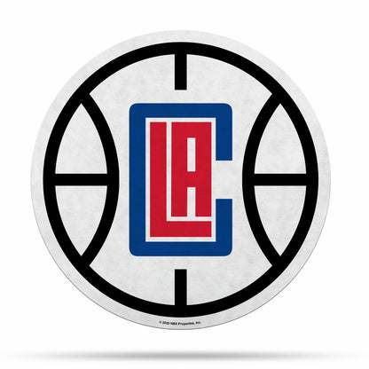 Los Angeles Clippers Pennant Primary Logo 18 Inch Soft Felt by Fielders Choice