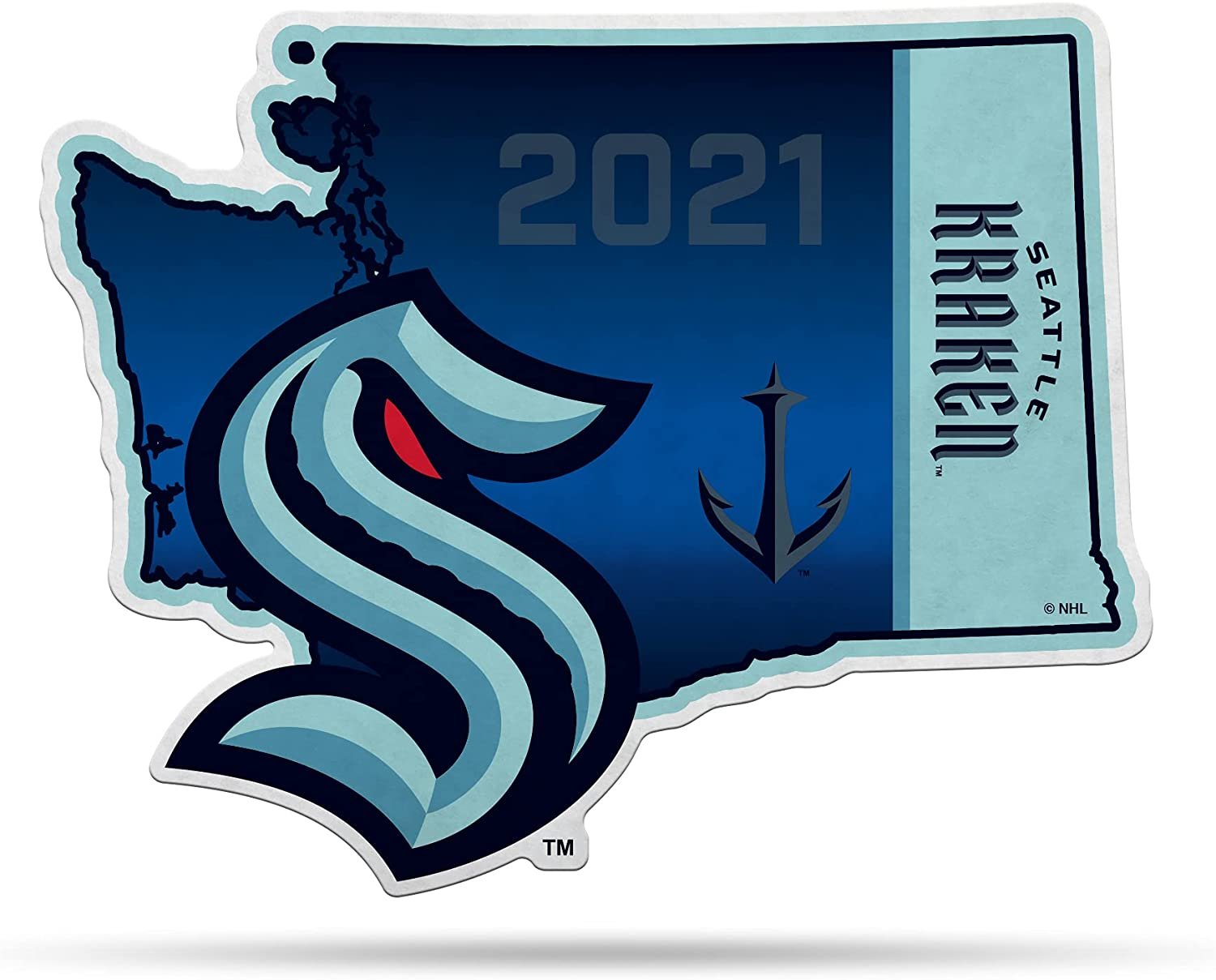 Seattle Kraken 18" State Design Pennant Soft Felt by Fielders Choice