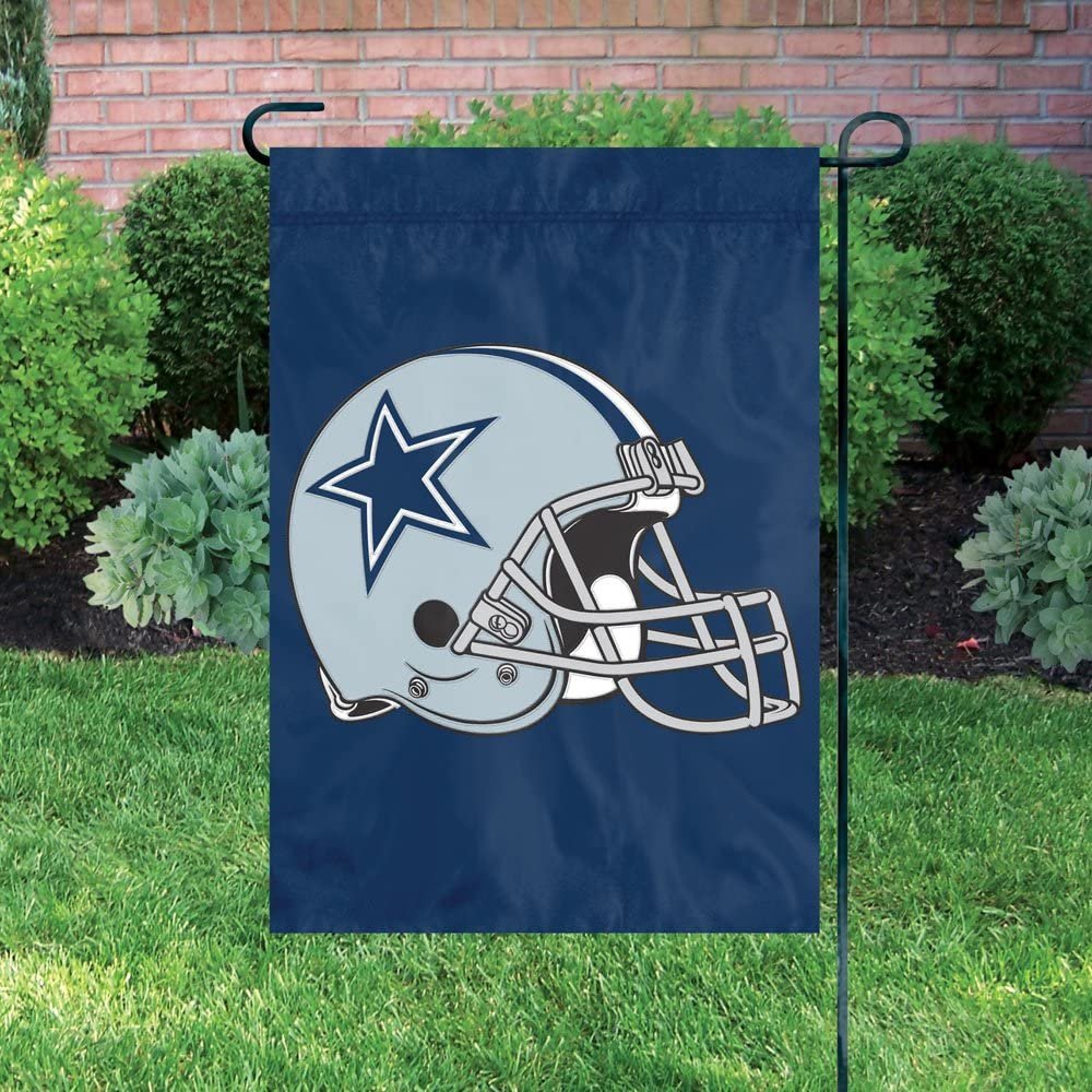 Dallas Cowboys Premium Garden Flag Banner Embroidered Applique 12x18 Inches by Fielders Choice