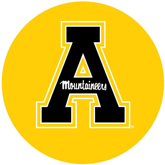 Appalachian State Mountaineers RR 4" Round Vinyl Decal Auto Home University of by Fielders Choice