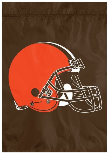 Cleveland Browns Premium Garden Flag Banner Applique Embroidered 12.5x18 Inch by Fielders Choice