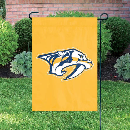 Nashville Predators Premium Garden Flag Banner Applique Embroidered 12.5x18 Inch by Fielders Choice