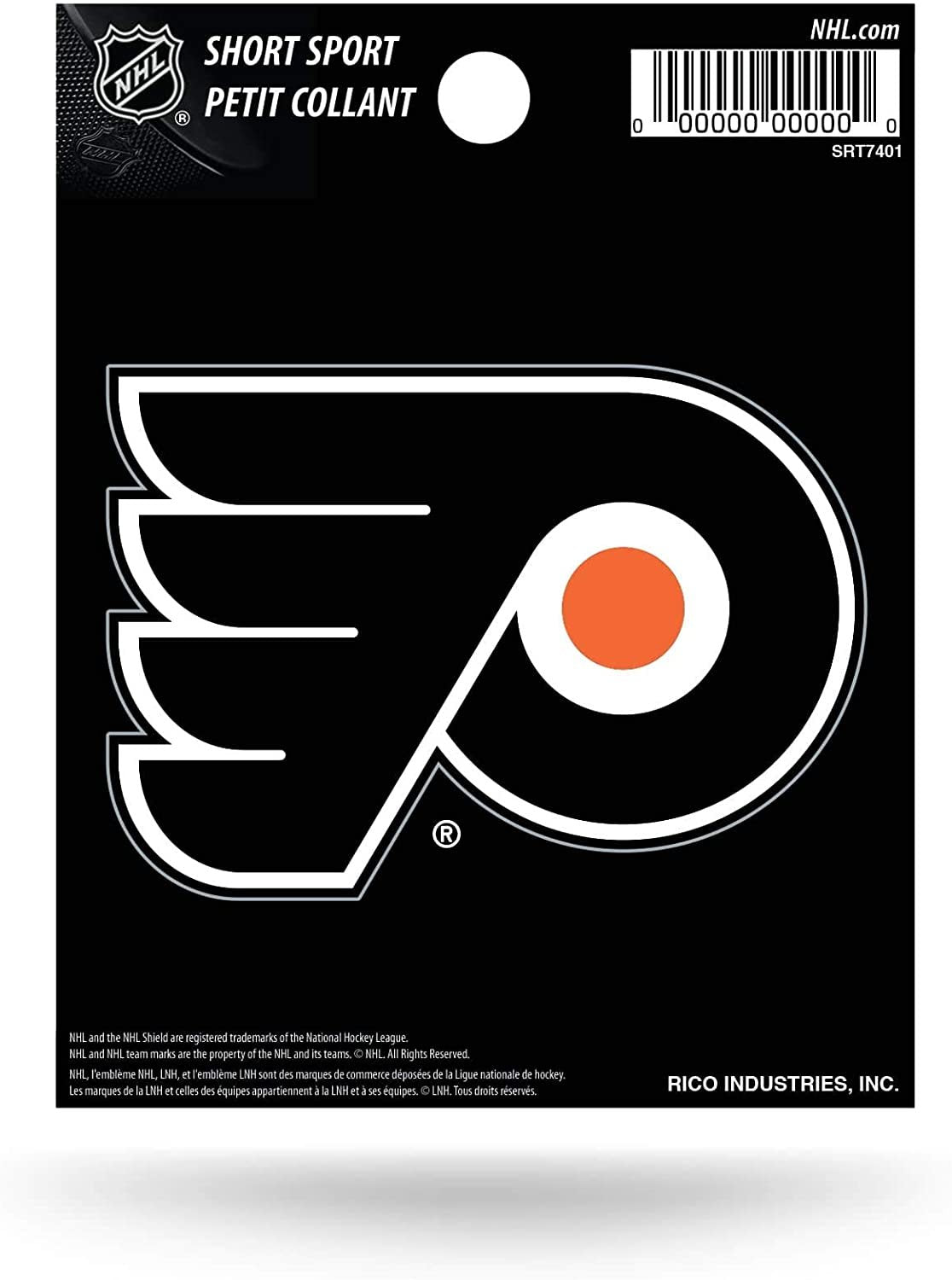 Philadelphia Flyers 3" Short Sport Decal by Fielders Choice