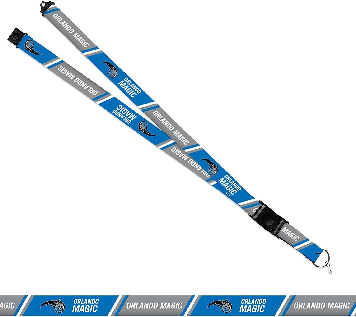 Orlando Magic Lanyard Keychain Safety Breakaway Double Sided by Fielders Choice