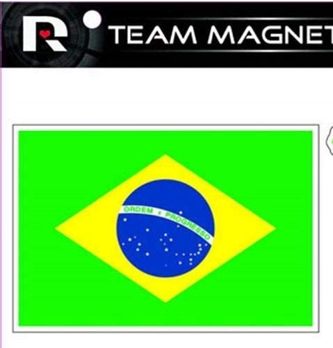 Brazil National Soccer Die Cut Team Magnet Set by Fielders Choice
