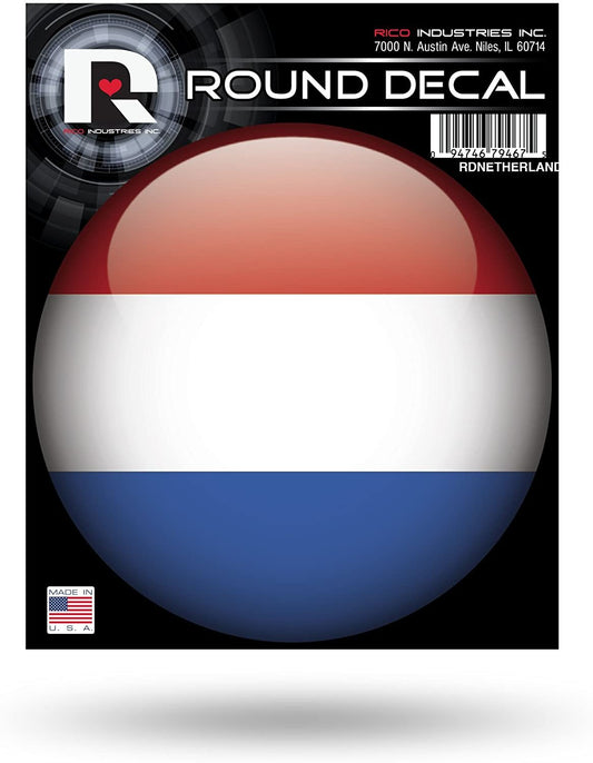 Netherlands World Cup Soccer Round Decal by Fielders Choice