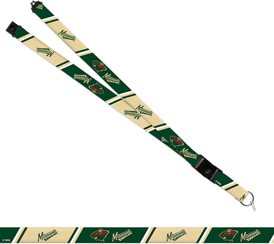 Minnesota Wild Lanyard Keychain Safety Breakaway Double Sided by Fielders Choice