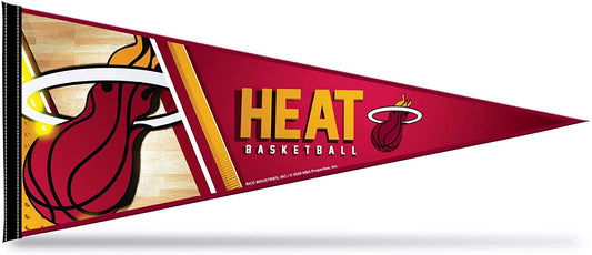 Miami Heat Pennant 12x30 Inch Soft Felt by Fielders Choice
