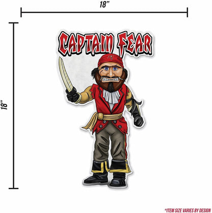 Tampa Bay Buccaneers Pennant Mascot Logo 18 Inch Soft Felt by Fielders Choice