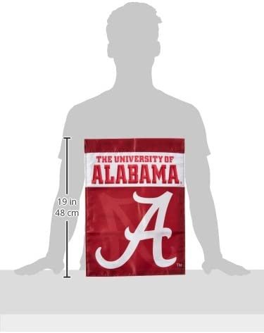 University of Alabama Crimson Tide Premium Garden Flag Banner, Double Sided, 13x18 Inch by Fielders Choice