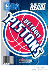 Detroit Pistons 5" Vinyl Die Cut Decal Sticker Emblem NBA Basketball by Fielders Choice