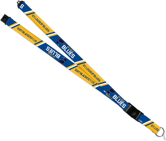 St Louis Blues Lanyard Keychain Safety Breakaway Double Sided by Fielders Choice