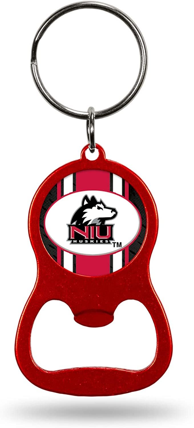University of Northern Illinois Huskies Bottle Opener Colored Keychain by Fielders Choice