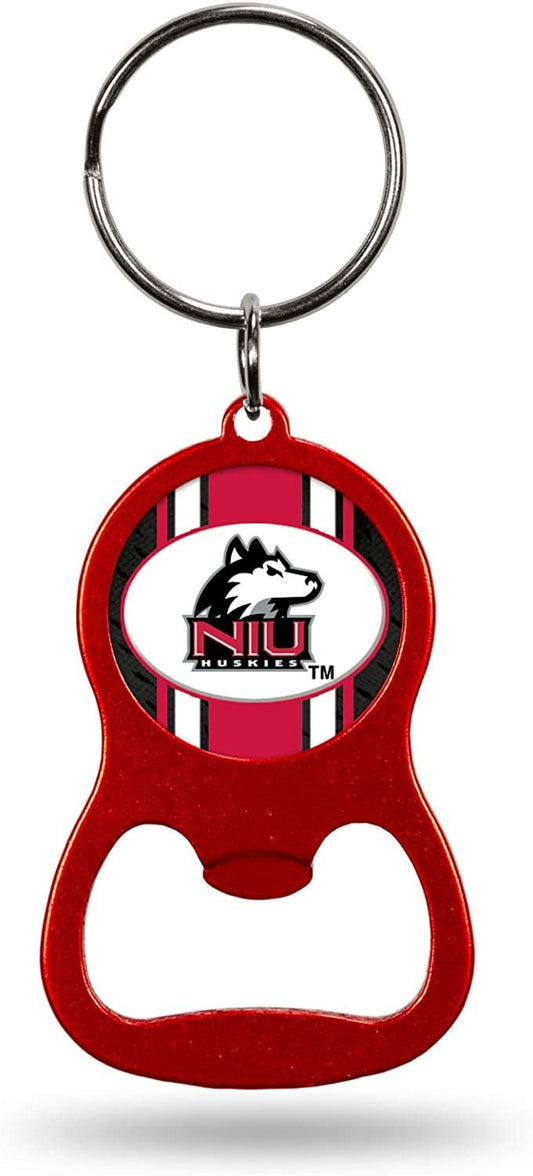 University of Northern Illinois Huskies Bottle Opener Colored Keychain by Fielders Choice