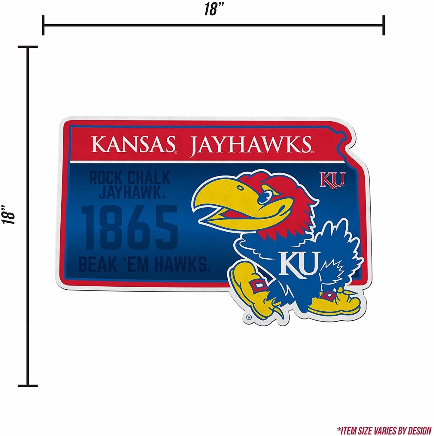 Wichita State Shockers Pennant State Shape 18 Inch Soft Felt University of by Fielders Choice