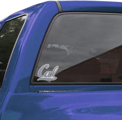 University of California Bears 8 Inch Perforated Auto Window Film Decal One-Way Vision Exterior Application by Fielders Choice