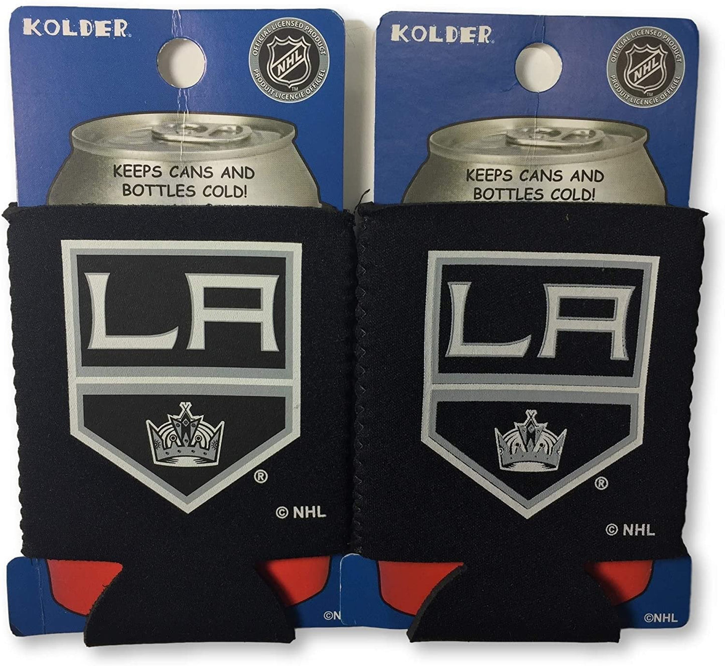 Los Angeles Kings Pair of 12oz Drink Can Cooler Insulated Neoprene Beverage Holder by Fielders Choice