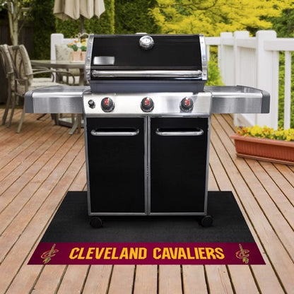 Cleveland Cavaliers Grill Mat, Vinyl, 26x42 Inch, Heavy Duty by Fielders Choice