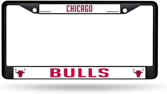 Rico Industries NBA Chicago Bulls Standard Chrome License Plate Frame by Fielders Choice
