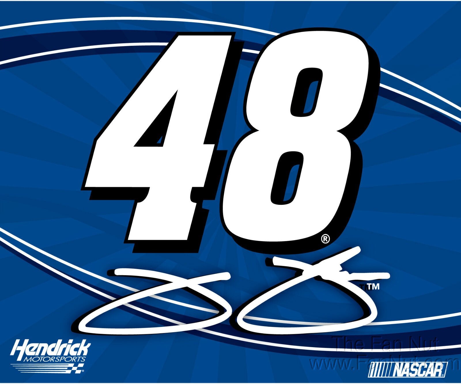 Jimmie Johnson #48 5"x6" Vinyl Magnet Auto Home Nascar Racing by Fielders Choice