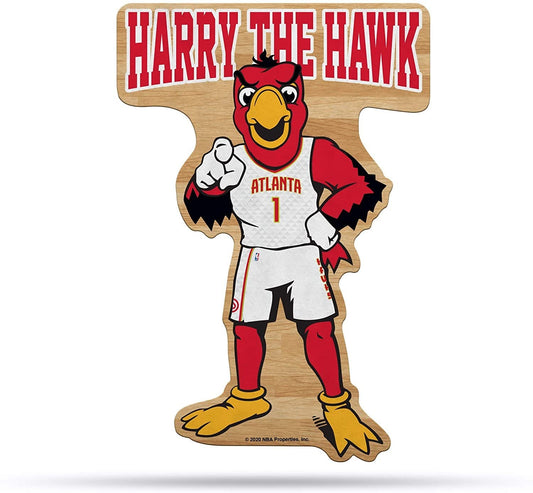 Atlanta Hawks 18" Mascot Shape Pennant Soft Felt by Fielders Choice