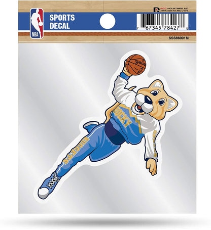 Denver Nuggets 4x4 Decal Sticker Mascot Logo Premium with Clear Backing Flat Vinyl Auto Home NBA by Fielders Choice