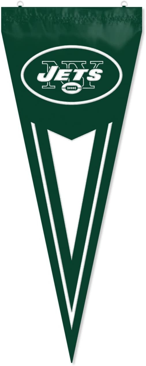 New York Jets 14x34 Inch Garden Flag Banner Yard Pennant Design Embroidered Outdoor by Fielders Choice