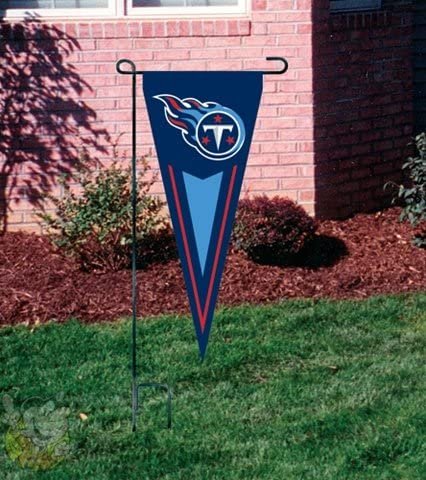Tennessee Titans 14x34 Inch Garden Flag Banner Yard Pennant Design Embroidered Outdoor by Fielders Choice