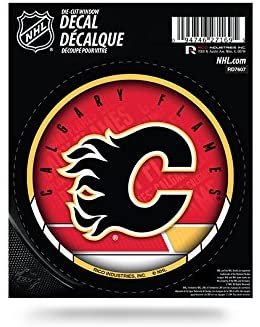 Calgary Flames 4" Round Decal by Fielders Choice