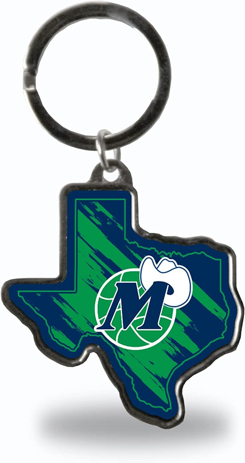 Dallas Mavericks State Shape Keychain by Fielders Choice