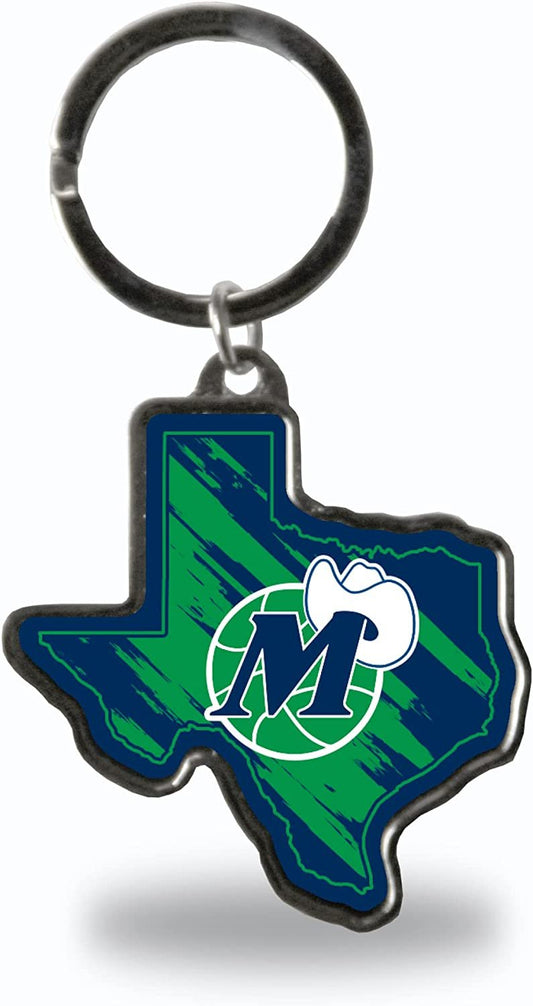 Dallas Mavericks State Shape Keychain by Fielders Choice