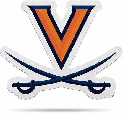 University of Virginia Cavaliers Soft Felt Pennant, Primary Design, Shape Cut, 18 Inch, Easy To Hang by Fielders Choice