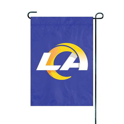 Los Angeles Rams Premium Garden Flag Banner Applique Embroidered 12.5x18 Inch by Fielders Choice