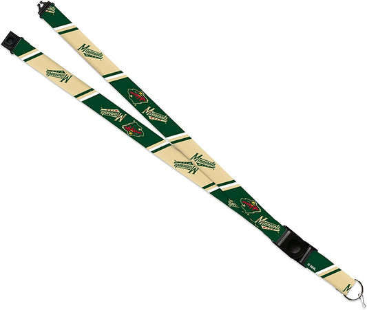 Minnesota Wild Lanyard Keychain Safety Breakaway Double Sided by Fielders Choice