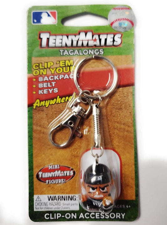 Party Animal Chicago White Sox Teeny Mates Keychain Tag Along Figure MLB Baseball by Fielders Choice