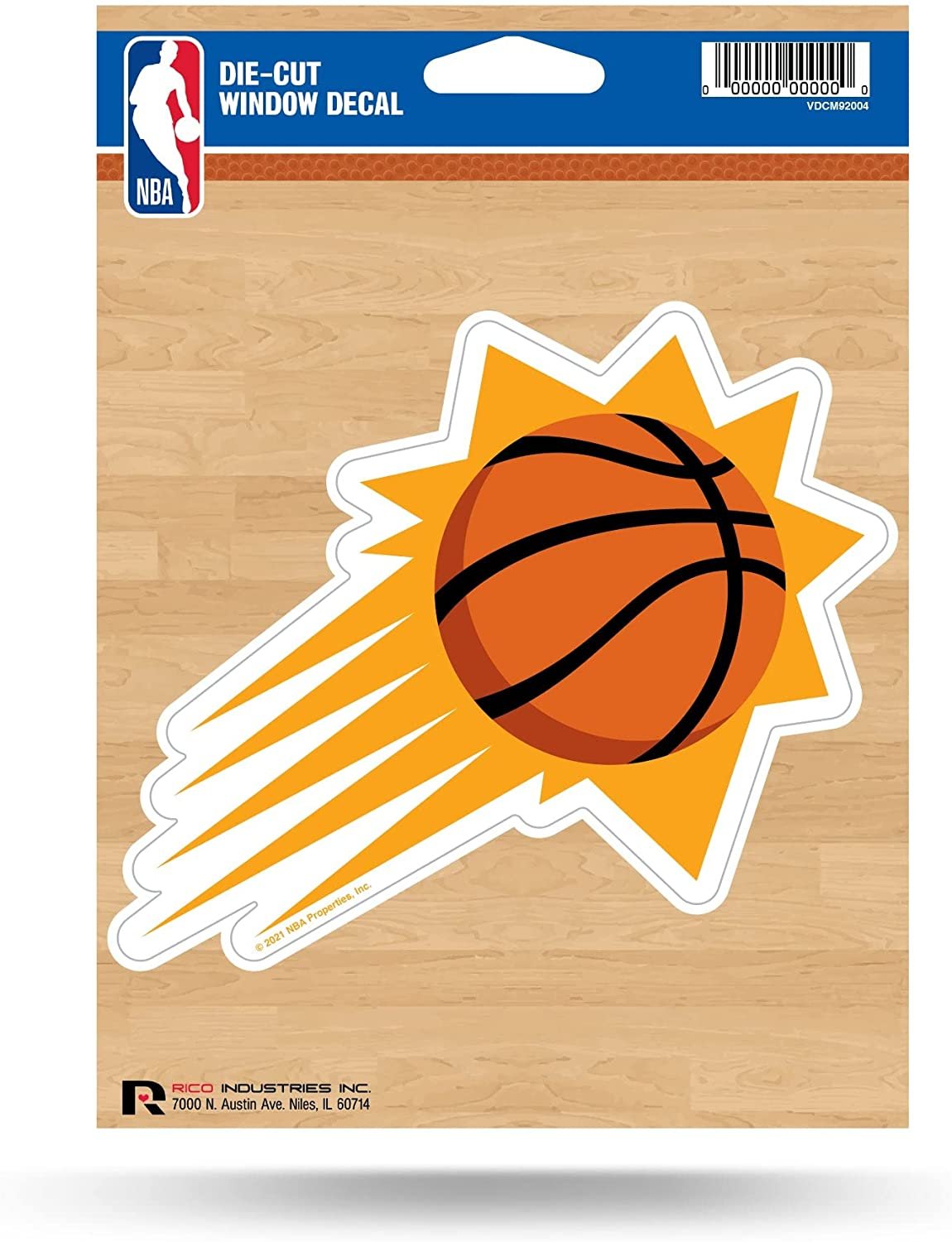 Phoenix Suns 5 Inch Die Cut Flat Vinyl Decal Sticker Adhesive Backing by Fielders Choice