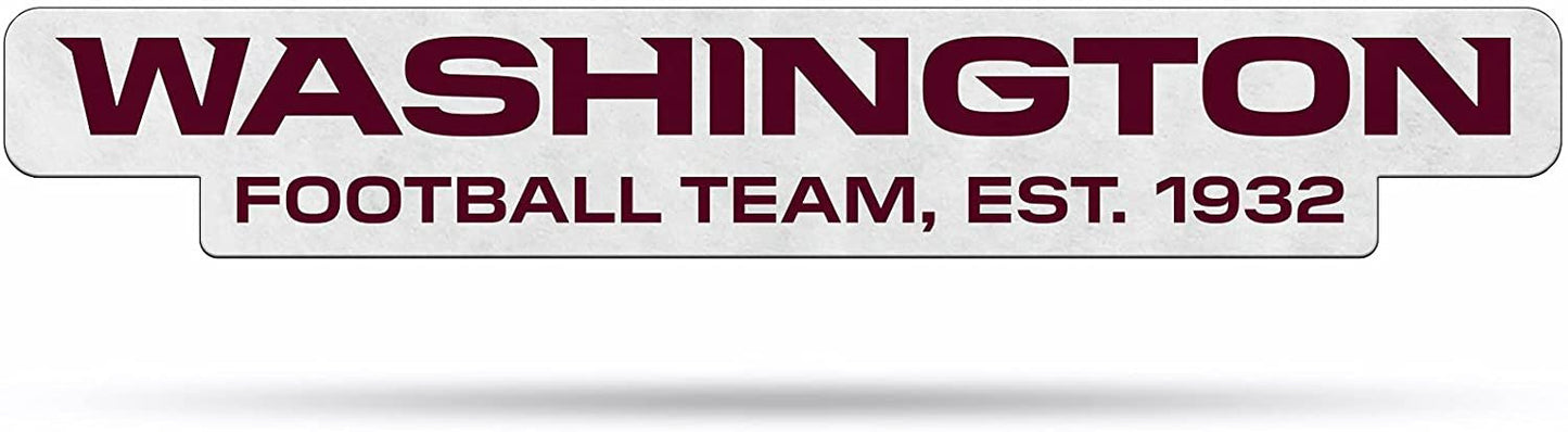 Washington Commanders Football Team Soft Felt Pennant, Logo Design, Shape Cut, 18 Inch, Easy To Hang by Fielders Choice